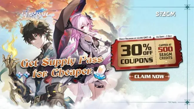 30% OFF Discount Coupon Honkai: Star Rail